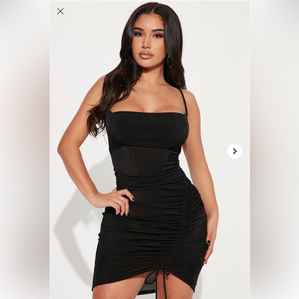 Black Fashion Nova Mini Dress